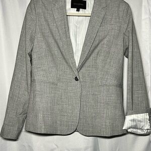 Gray Banana Republic Skirt Suit